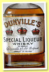 Dunville's Special Liqueur Whisky (70° proof, OB, rotation 1948) 