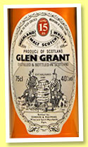 Glen Grant 15 yo (40%, Gordon & MacPhail, 75cl, +/-1990) Glen Grant 15 yo (40%, Gordon & MacPhail, 75cl, +/-1990)