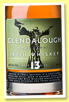Glendalough 13 yo (46%, OB, Irish, single malt, bourbon barrel, +/-2015) 