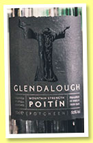 Glendalough ‘Mountain Strength Poitin’ (60%, OB, Irish, +/-2016) 
