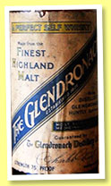 Glendronach (75° proof, OB, bottled 1930s-1940s) Glendronach (75° proof, OB, bottled 1930s-1940s)
