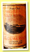 Glenmorangie 10 yo (70° proof, OB, UK, bottled 1950s) Glenmorangie 10 yo (70° proof, OB, UK, bottled 1950s)