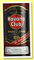 Havana Club ‘Añejo 7 años’ (40%, OB, Cuba, +/-2015) Havana Club ‘Añejo 7 años’ (40%, OB, Cuba, +/-2015)