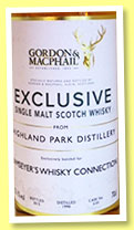 Highland Park 1990/2015 (55.1%, Gordon & MacPhail, Exclusive for Ramseyer's Whisky Connection, refill hogshead, cask #5101, 244 bottles) Highland Park 1990/2015 (55.1%, Gordon & MacPhail, Exclusive for Ramseyer's Whisky Connection, refill hogshead, cask #5101, 244 bottles)