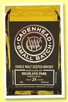 Highland Park 25 yo 1990/2015 (50.6%, Cadenhead, Small Batch, 426 bottles) Highland Park 25 yo 1990/2015 (50.6%, Cadenhead, Small Batch, 426 bottles)