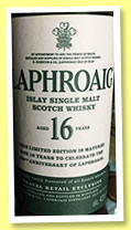 Laphroaig 16 yo (43%, OB, 200th Anniversary, travel retail, 35cl, 2015) Laphroaig 16 yo (43%, OB, 200th Anniversary, travel retail, 35cl, 2015)