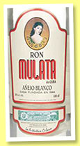 Mulata ‘Añejo Blanco’ (38%, OB, Cuba, +/-2015) Mulata ‘Añejo Blanco’ (38%, OB, Cuba, +/-2015)