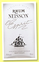 Neisson 'L'Esprit' (70%, OB, Martinique, white agricole, 2015)