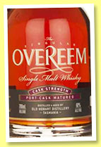 Overeem ‘Port Cask Matured’ (60%, OB, Old Hobart Distillery, Tasmania, cask #OHD-029, +/-2015)