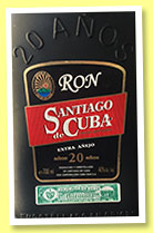 Santiago de Cuba 20 yo ‘Extra Anejo’ (40%, OB, Cuba, +/-2015) Santiago de Cuba 20 yo ‘Extra Anejo’ (40%, OB, Cuba, +/-2015)