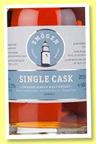 Smögen 4 yo 2011/2015 (57.3%, OB, Sweden, cask #7/2011, 429 bottles) Smögen 4 yo 2011/2015 (57.3%, OB, Sweden, cask #7/2011, 429 bottles)