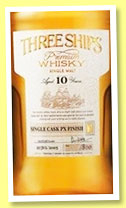 Three Ships 10 yo 2005/2015 (46.2%, OB, South-Africa, PX finish, 800 bottles) 