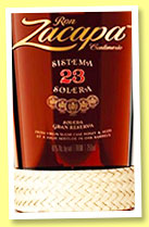 Zacapa 23 'Centenario Sistema Solera' (40%, OB, Guatemala, +/-2015)