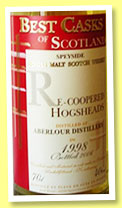 Aberlour 13 yo 1995/2008 (43%, Jean Boyer, Best Casks of Scotland, recoopered hogsheads, 1200 bottles) Aberlour 13 yo 1995/2008 (43%, Jean Boyer, Best Casks of Scotland, recoopered hogsheads, 1200 bottles)