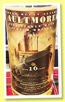 Aultmore 16 yo 1999 (52.7%, Jack Wiebers, Great Ocean Liners, cask #304296, 120 bottles, +/-2016) Aultmore 16 yo 1999 (52.7%, Jack Wiebers, Great Ocean Liners, cask #304296, 120 bottles, +/-2016)