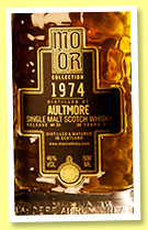 Aultmore 36 yo 1974/2010 (46%, Mo Or Collection, bourbon hogshead, cask #3740, 264 bottles) Aultmore 36 yo 1974/2010 (46%, Mo Or Collection, bourbon hogshead, cask #3740, 264 bottles)