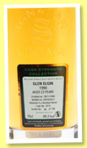 Glen Elgin 23 yo 1990/2014 (49.2%, Signatory Vintage, bourbon, cask #7870, 189 bottles) Glen Elgin 23 yo 1990/2014 (49.2%, Signatory Vintage, bourbon, cask #7870, 189 bottles)