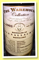 Glenallachie 22 yo 1993/2015 (57.3%, The Warehouse Collection, bourbon hogshead, cask #5077, 244 bottles) Glenallachie 22 yo 1993/2015 (57.3%, The Warehouse Collection, bourbon hogshead, cask #5077, 244 bottles)