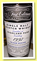 Highland Park 18 yo 1997/2015 (56.7%, The First Editions, refill hogshead, cask #ref HL12099) 