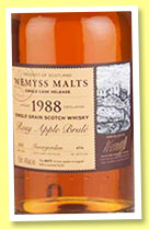 Invergordon 1988/2015 ‘Rosy Apple Brulé’ (46%, Wemyss Malts, butt, 494 bottles) Invergordon 1988/2015 ‘Rosy Apple Brulé’ (46%, Wemyss Malts, butt, 494 bottles)
