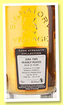 Jura 25 yo 1989/2015 ‘Heavily Peated’ (60.9%, Signatory Vintage, bourbon, cask #30729, 194 bottles) Jura 25 yo 1989/2015 ‘Heavily Peated’ (60.9%, Signatory Vintage, bourbon, cask #30729, 194 bottles)
