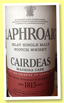 Laphroaig ‘Cairdeas’ (51.6%, OB, Feis Ile 2016, Madeira Finish) Laphroaig ‘Cairdeas’ (51.6%, OB, Feis Ile 2016, Madeira Finish)
