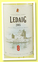 Ledaig 8 yo 2005 (53,7%, Highland Laird, Bartels Rawlings, +/-2014) Ledaig 8 yo 2005 (53,7%, Highland Laird, Bartels Rawlings, +/-2014)