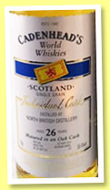 North British 26 yo 1989/2015 (58.4%, Cadenhead, World Whiskies)