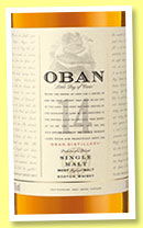 Oban 14 yo (43%, OB, +/- 2015) Oban 14 yo (43%, OB, +/- 2015)