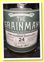 Port Dundas 24 yo 1991/2016 (55.1%, The Grainman, oloroso finish, cask #7, 282 bottles)