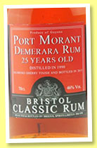 Port Morant 25 yo 1990/2915 (46%, Bristol Spirits, oloroso sherry cask finish) Port Morant 25 yo 1990/2915 (46%, Bristol Spirits, oloroso sherry cask finish)