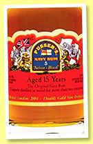 Pusser's 15 yo (40%, OB, blend, +/-2015) Pusser's 15 yo (40%, OB, blend, +/-2015)