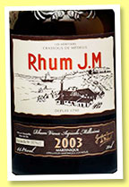 Rhum J.M 2003 (46.3%, OB, Martinique, agricole, +/-2014) Rhum J.M 2003 (46.3%, OB, Martinique, agricole, +/-2014)