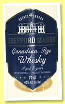 Shefford Manor 3 yo (40%, OB, Canadian rye, +/-2015) Shefford Manor 3 yo (40%, OB, Canadian rye, +/-2015)