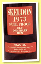 Skeldon 32 yo 1973/2005 (60.5%, Velier, 4 barrels, 544 bottles) Skeldon 32 yo 1973/2005 (60.5%, Velier, 4 barrels, 544 bottles)