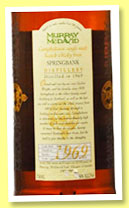 Springbank 1969/1997 (46%, Murray McDavid, sherry, cask #MM7787) Springbank 1969/1997 (46%, Murray McDavid, sherry, cask #MM7787)