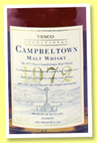 Springbank 1972/1992 (46%, OB, for Tesco, rotation 92/336) Springbank 1972/1992 (46%, OB, for Tesco, rotation 92/336)
