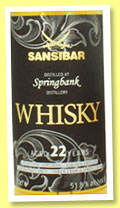 Springbank 22 yo 1993/2015 (51.8%, Sansibar, 150 bottles) Springbank 22 yo 1993/2015 (51.8%, Sansibar, 150 bottles)
