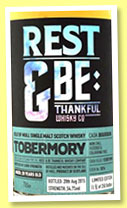 Tobermory 20 yo 1995/2015 (54.7%, Rest & Be Thankful, bourbon, cask #1076, 250 bottles) Tobermory 20 yo 1995/2015 (54.7%, Rest & Be Thankful, bourbon, cask #1076, 250 bottles)