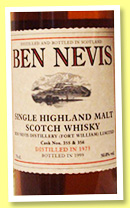 Ben Nevis 26 yo 1973/1999 (50.8%, OB, casks #355-356, 400 bottles) Ben Nevis 26 yo 1973/1999 (50.8%, OB, casks #355-356, 400 bottles)