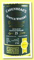 Bladnoch 25 yo 1990/2016 (50.7%, Cadenhead, Authentic Collection, bourbon, 264 bottles) 
