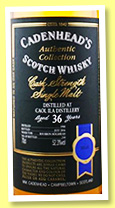 Caol Ila 36 yo 1980/2016 (52.3%, Cadenhead, Authentic Collection, bourbon hogshead, 210 bottles)