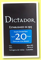Dictador 20 yo (40%, OB, Colombia, +/-2015) Dictador 20 yo (40%, OB, Colombia, +/-2015)