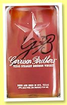 Garrison Brothers 2015 (47%, OB, Texas straight bourbon) Garrison Brothers 2015 (47%, OB, Texas straight bourbon)