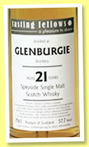 Glenburgie 21 yo 1992/2013 (57.7%, Tasting Fellows, hogshead, cask #3444, 262 bottles)