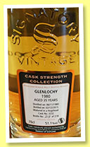 Glenlochy 35 yo 1980/2015 (51.1%, Signatory Vintage, hogshead, cask #3232, 218 bottles) Glenlochy 35 yo 1980/2015 (51.1%, Signatory Vintage, hogshead, cask #3232, 218 bottles)