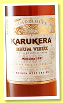 Karukera 'Millésime 1997 Brut de Fût' (46.3%, OB, Guadeloupe, agricole, +/-2013) Karukera 'Millésime 1997 Brut de Fût' (46.3%, OB, Guadeloupe, agricole, +/-2013)