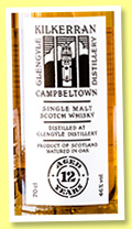 Kilkerran 12 yo (46%, OB, 2016) Kilkerran 12 yo (46%, OB, 2016)