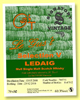 Ledaig 7 yo 2008/2016 (60.3%, Signatory Vintage for Le Gus’t, France, first fill bourbon, cask #700751, 312 bottles) Ledaig 7 yo 2008/2016 (60.3%, Signatory Vintage for Le Gus’t, France, first fill bourbon, cask #700751, 312 bottles)