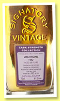 Linlithgow 26 yo 1982/2009 (61.2%, Signatory Vintage, wine treated butt, cask #2200, 225 bottles) Linlithgow 26 yo 1982/2009 (61.2%, Signatory Vintage, wine treated butt, cask #2200, 225 bottles)